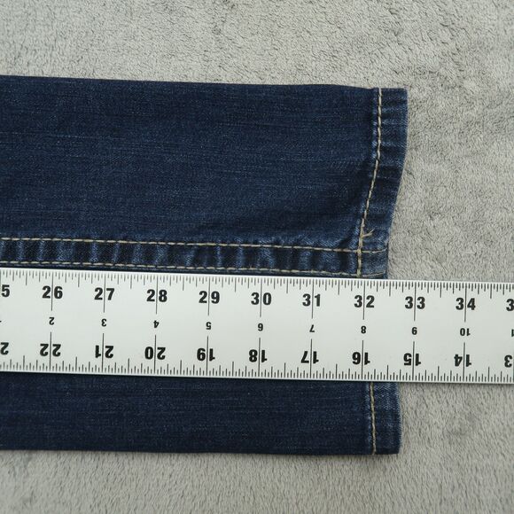 BKE Jeans Women's Size 34L Blue Mid-Rise Payton Straight Denim 32.5" Inseam - Picture 4 of 16